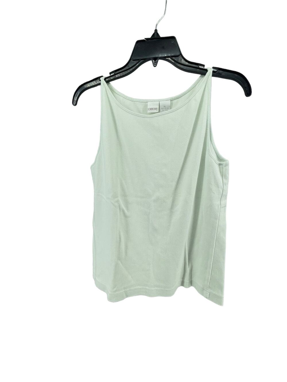 Cherokee Light Mint Green Sleeveless Tank Top Women's Size XL